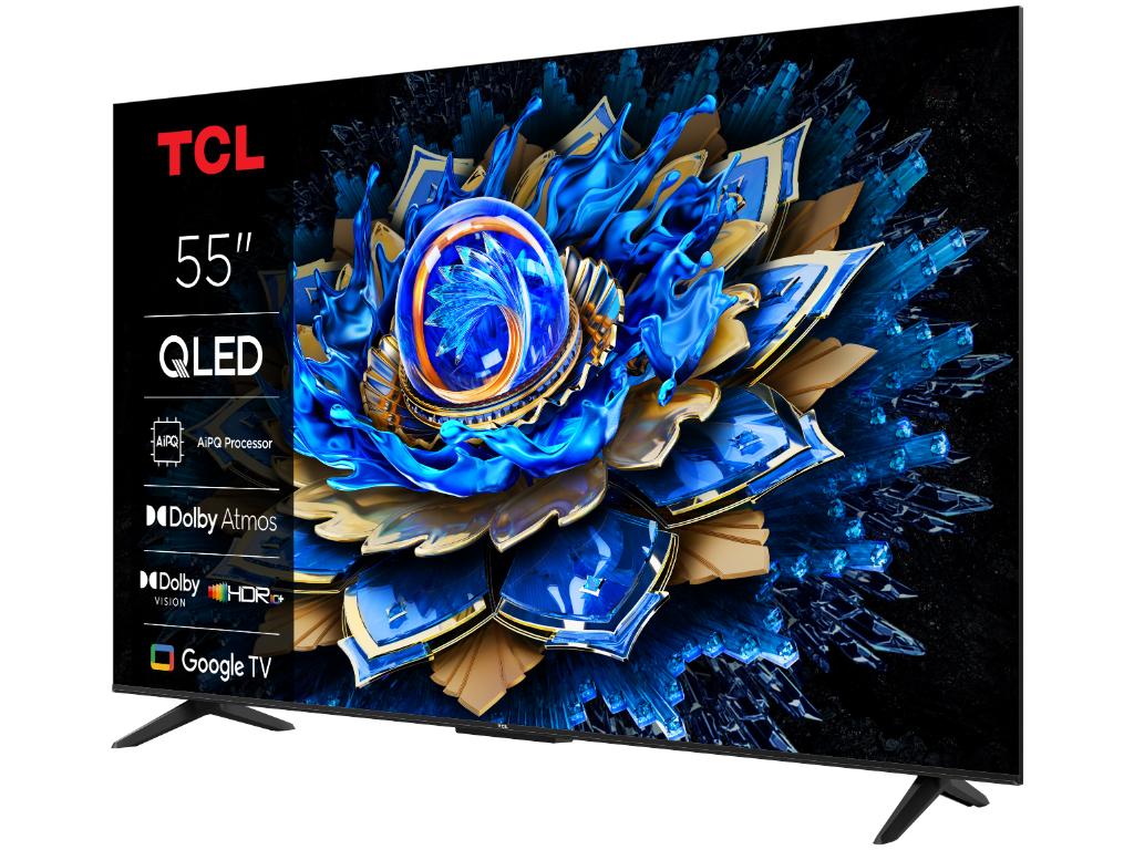 Televizor TCL 55T69C/QLED/55"/4K UHD/60Hz/Google TV/crna