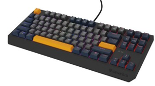 GENESIS Keyboard Gaming Backlight Thor 230 TKL Naval Blue Negative RGB OP US