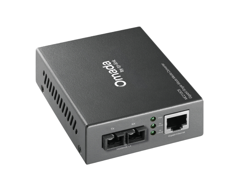 MC210CS Gigabit fiber single-mode konverter dometa do15km