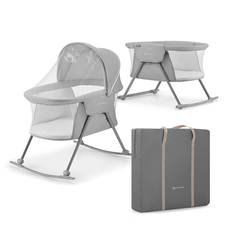 KINDERKRAFT PRENOSIVI KREVETAC/KOLEVKA LOVI GREY