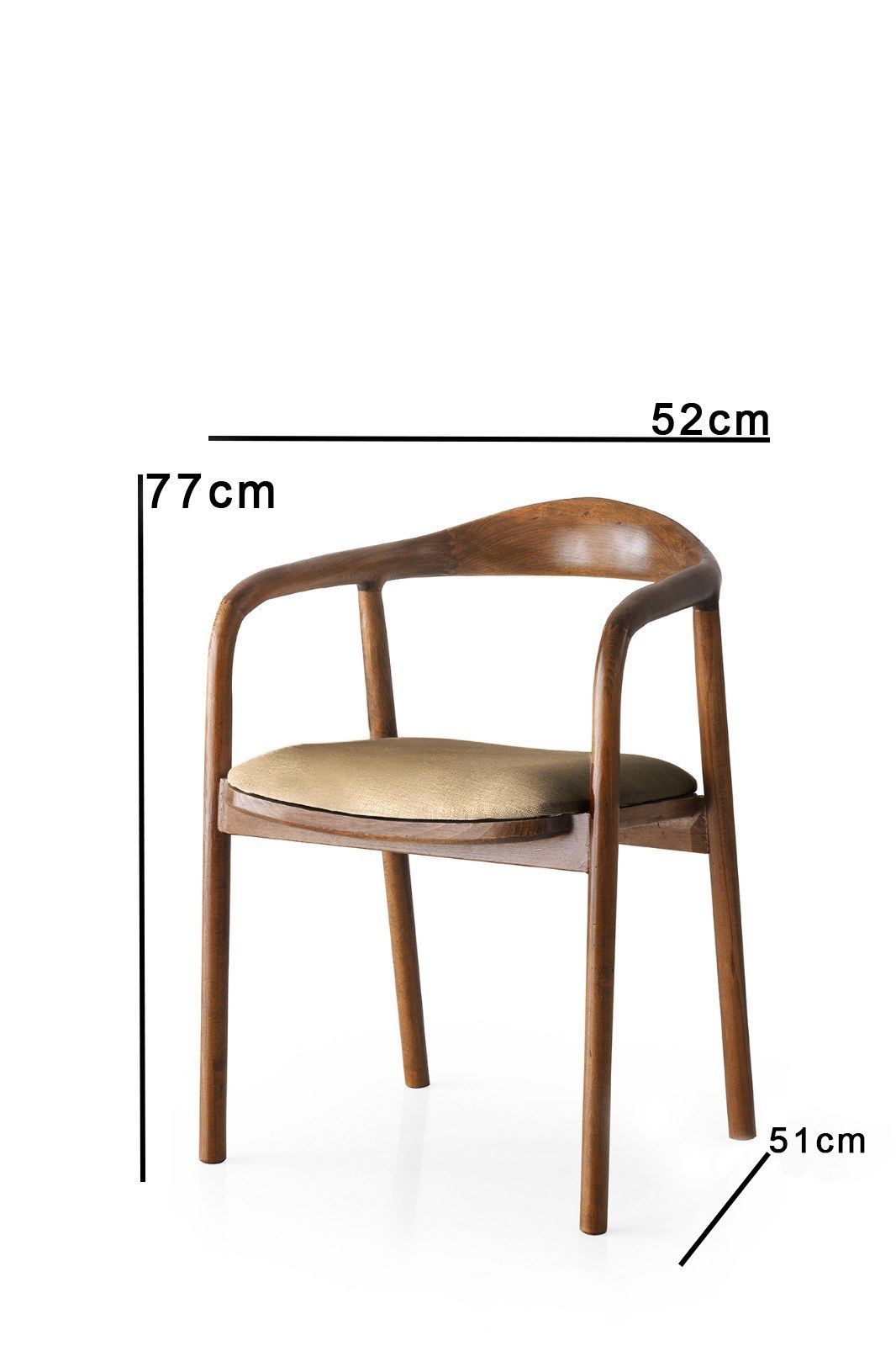 Stolica PA - 023 Svetlo braon