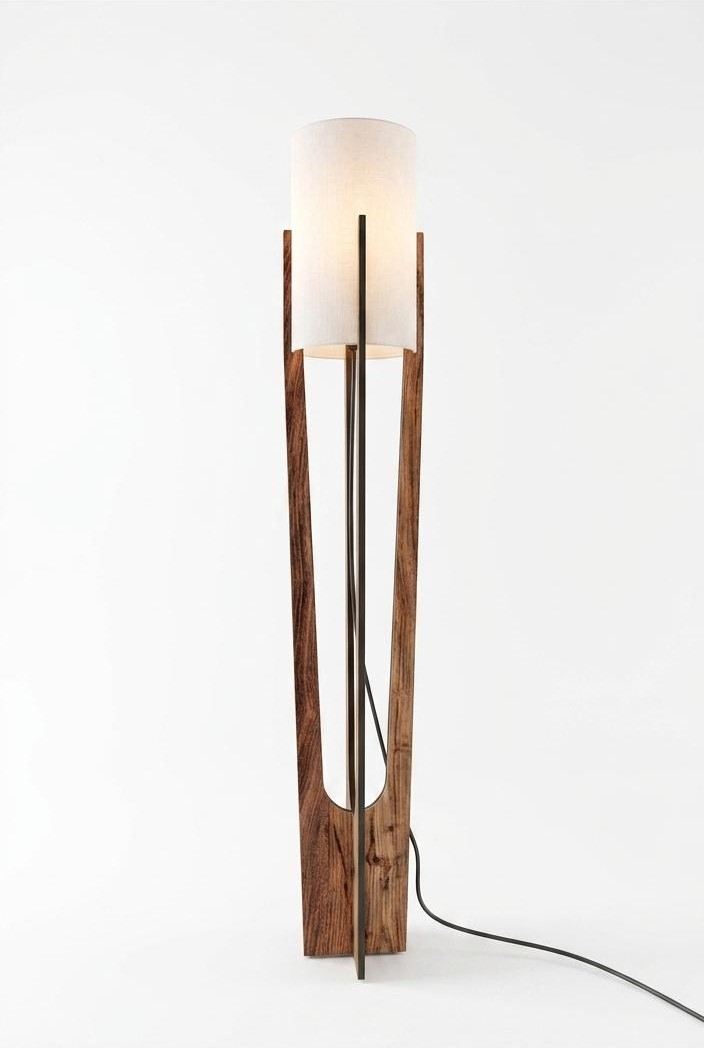 Podna lampa Minimalist - Orah