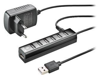 NGS HUB IHUB7 Tiny 7 port + AC adapter