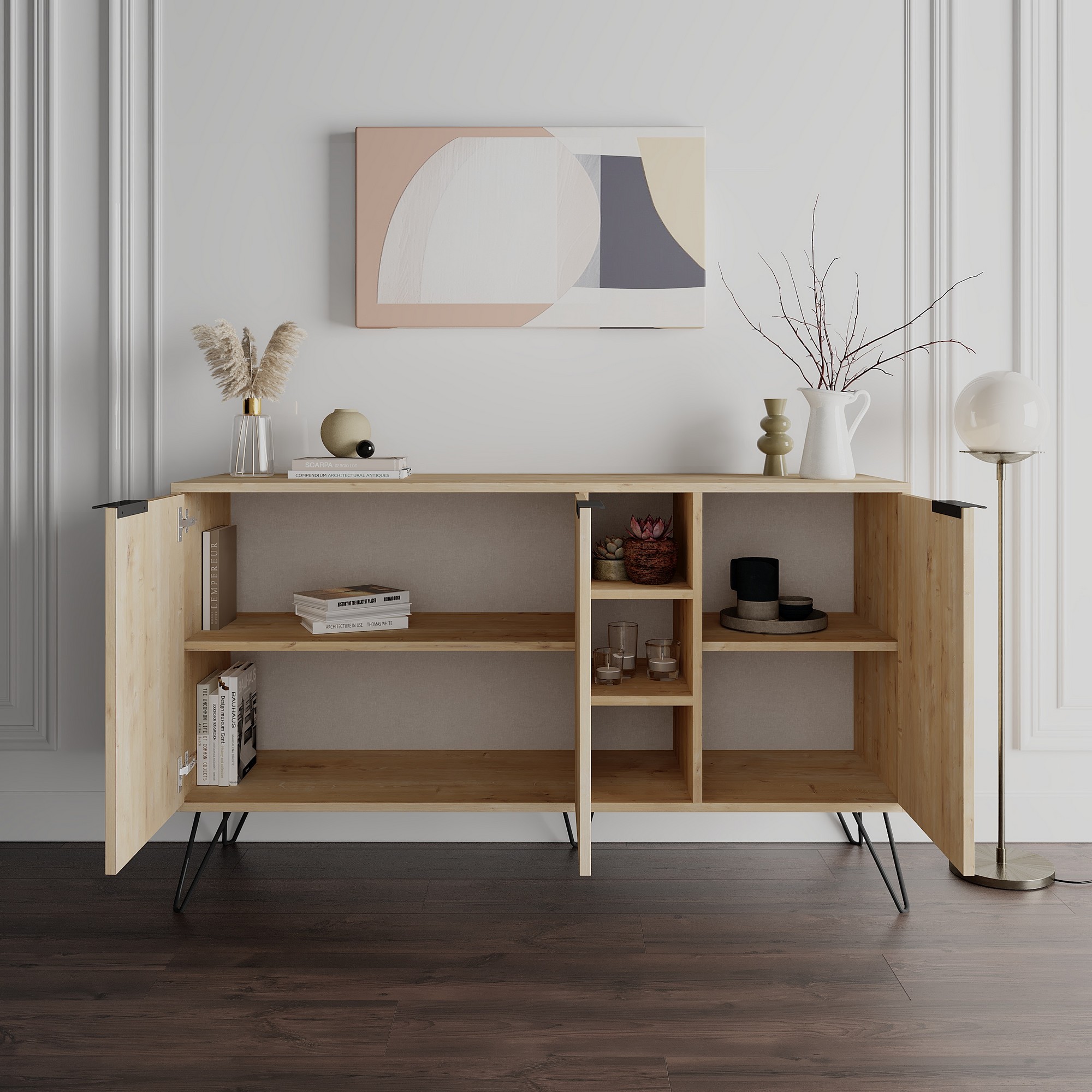Konzolni sto Clara Console - Hrast