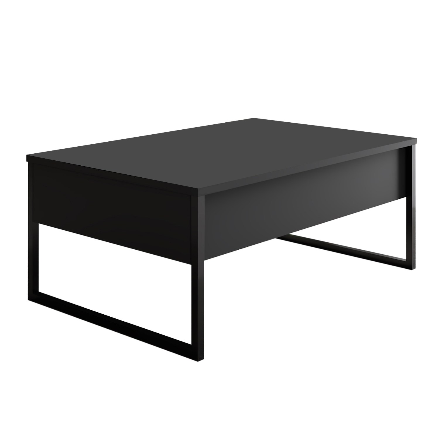Klub sto Luxe - Antracit, Crna