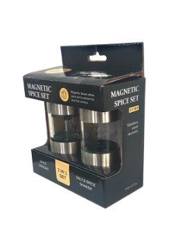 Set mlin za biber i slanik MAGNETIC 2/1 Texell TPM-ST256