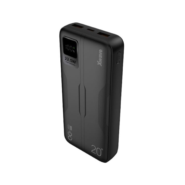 Xwave Power bank eksterna baterija 20000mAh/PD20W+QC3.0 22.5W/3A/2 xUSB/Type-C