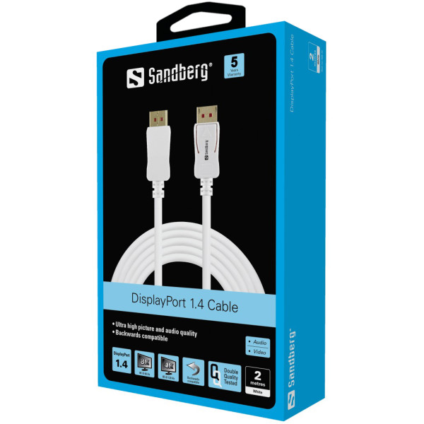 Kabl Sandberg DisplayPort M/M 1.4 8K 2m