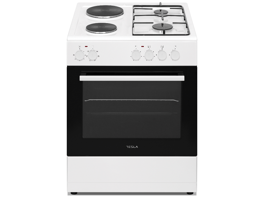 Šporet TESLA CM6220SW kombinovani/A/56L/ventilator/83x60x60cm/bela