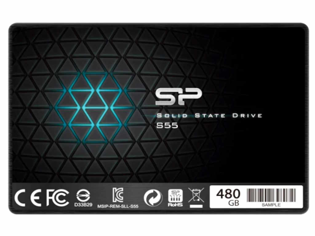 SSD SILICON POWER Slim S55 480GB/2.5"/SATA 3/crna