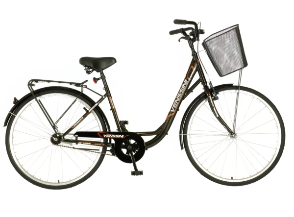Bicikla Venssini 26/ V-BRAKE/sa korpom/maslinasta