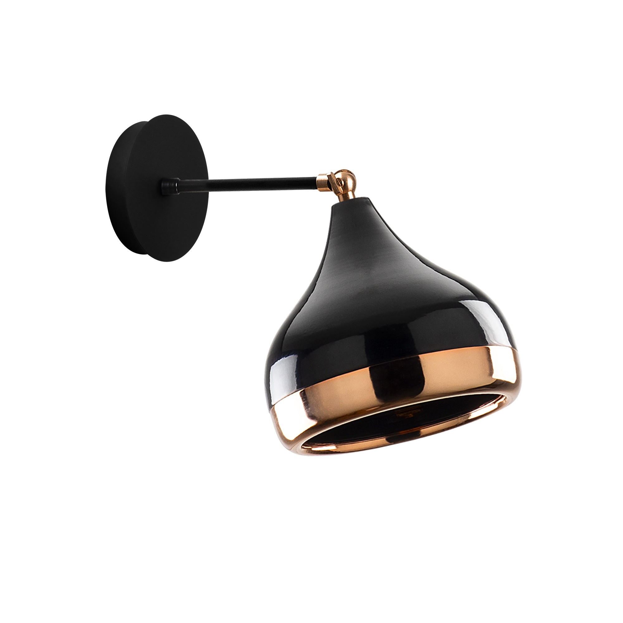 Zidna lampa Yıldo - 6901 Crna, Bakarna