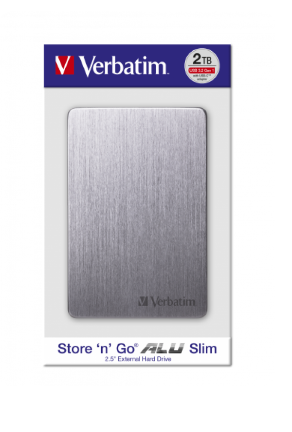 HDD E2.5" Verbatim 2TB USB 3.2 Store'n'Go 53665, Space grey