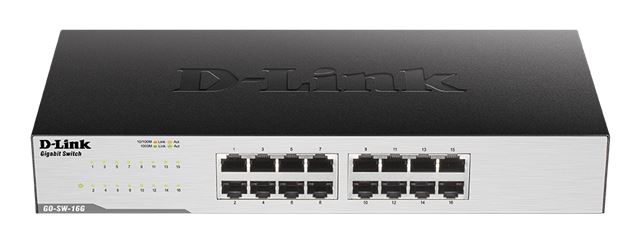 D-Link 16-port Gigabit neupravljiv switch GO-SW-16G/E