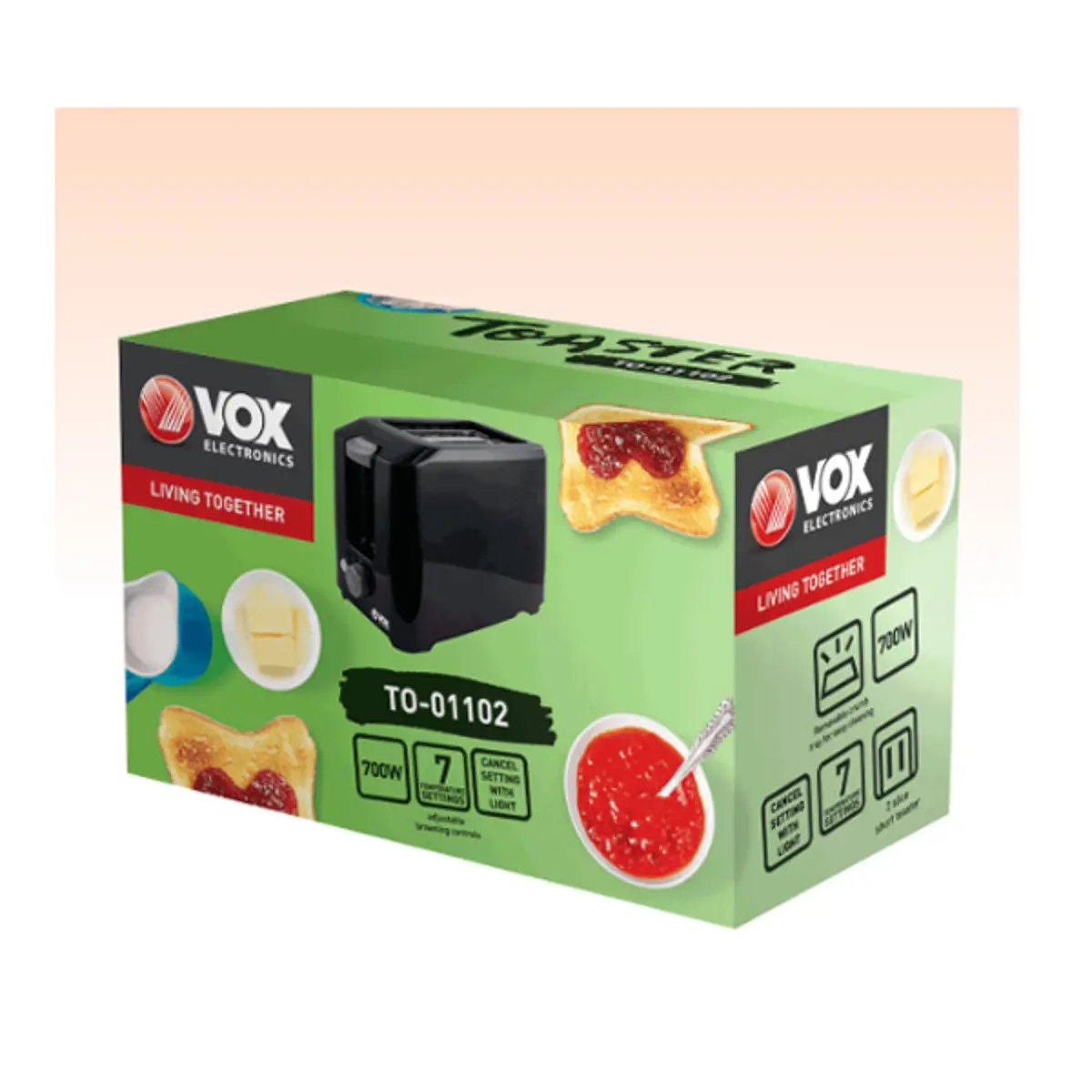 Toster Vox TO01102
