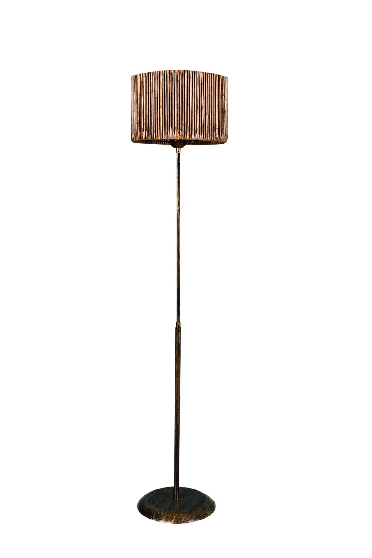 Podna lampa Prove Crna, Roze zlatna