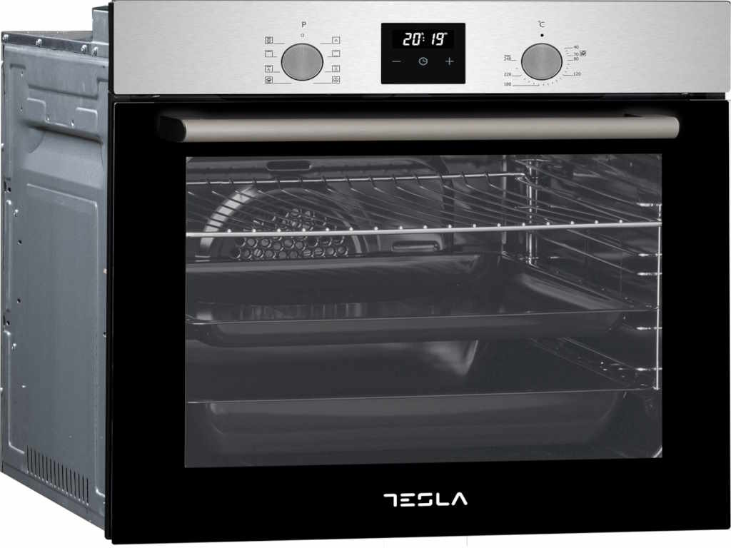 Ugradna rerna TESLA BO850SX ventilatorska/60L/mehanicka/inox