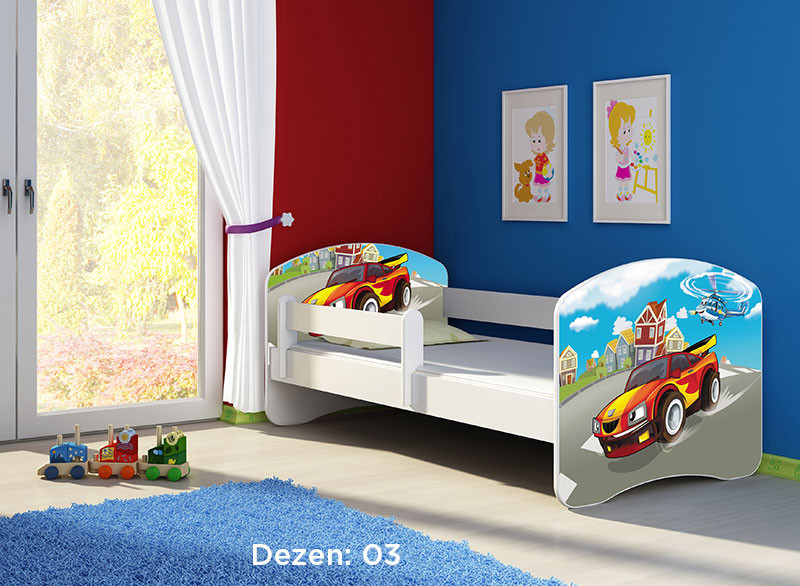 KREVET ZA DECU WHITE 140X70 ACMA 2 03
