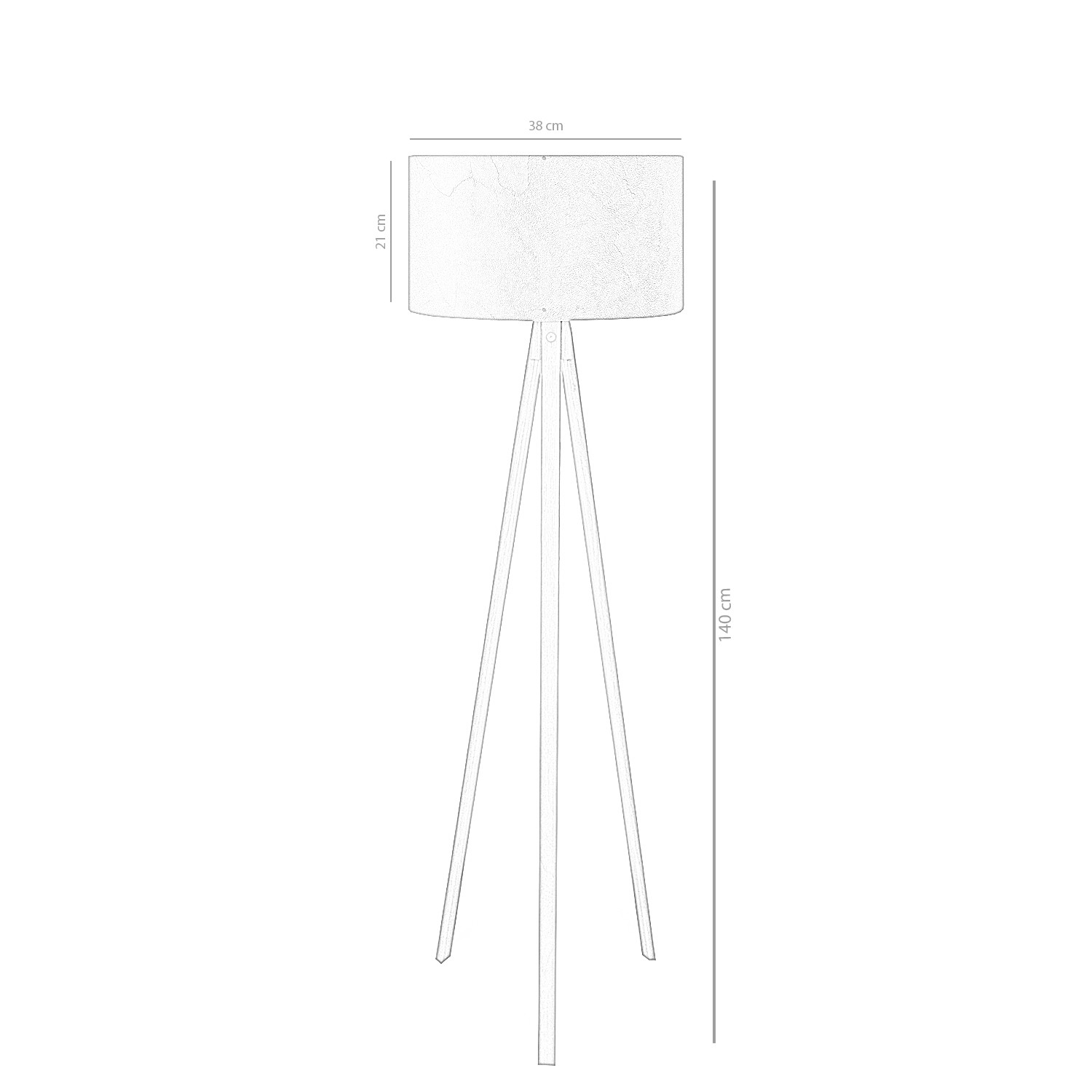 Podna lampa AYD - 2258 Siva