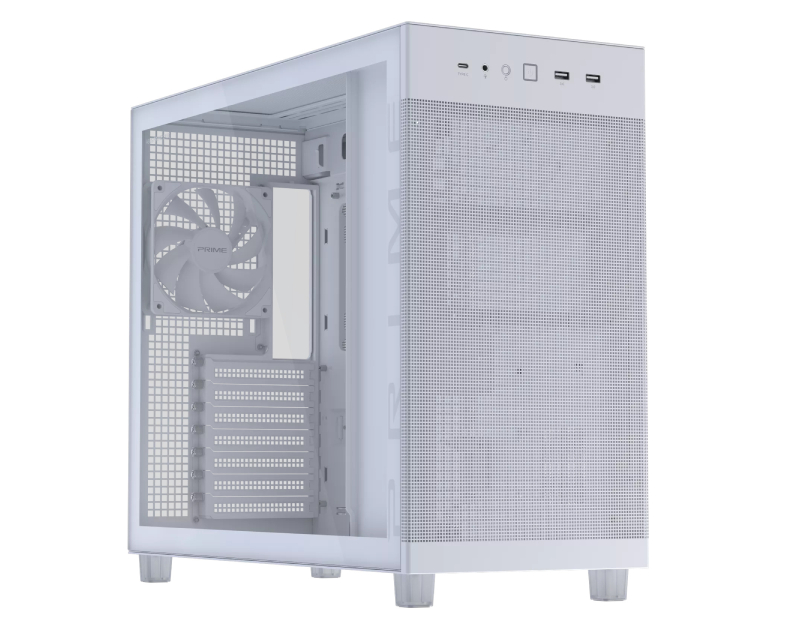 PRIME AP303 TG WHITE micro-ATX kućište belo