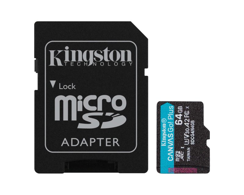 Memorijska kartica U3 V30 microSDXC 64GB Canvas Go Plus 200MB/s A2 + adapter SDCG4/64GB