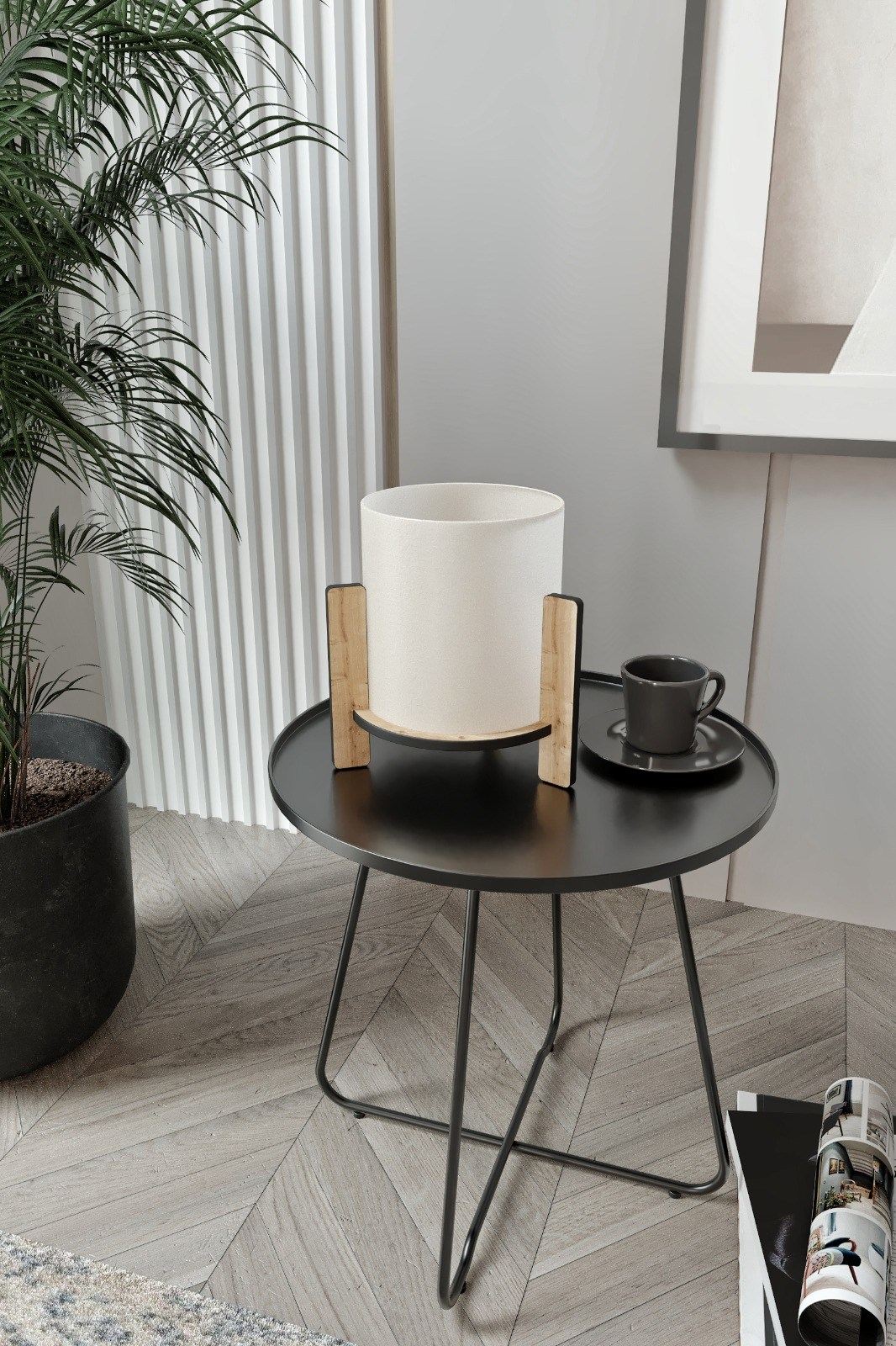 Stona lampa Pine Table Lamp - Hrast