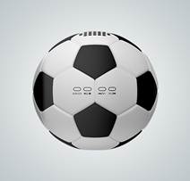 READY2MUSIC Speaker BT Football, black
