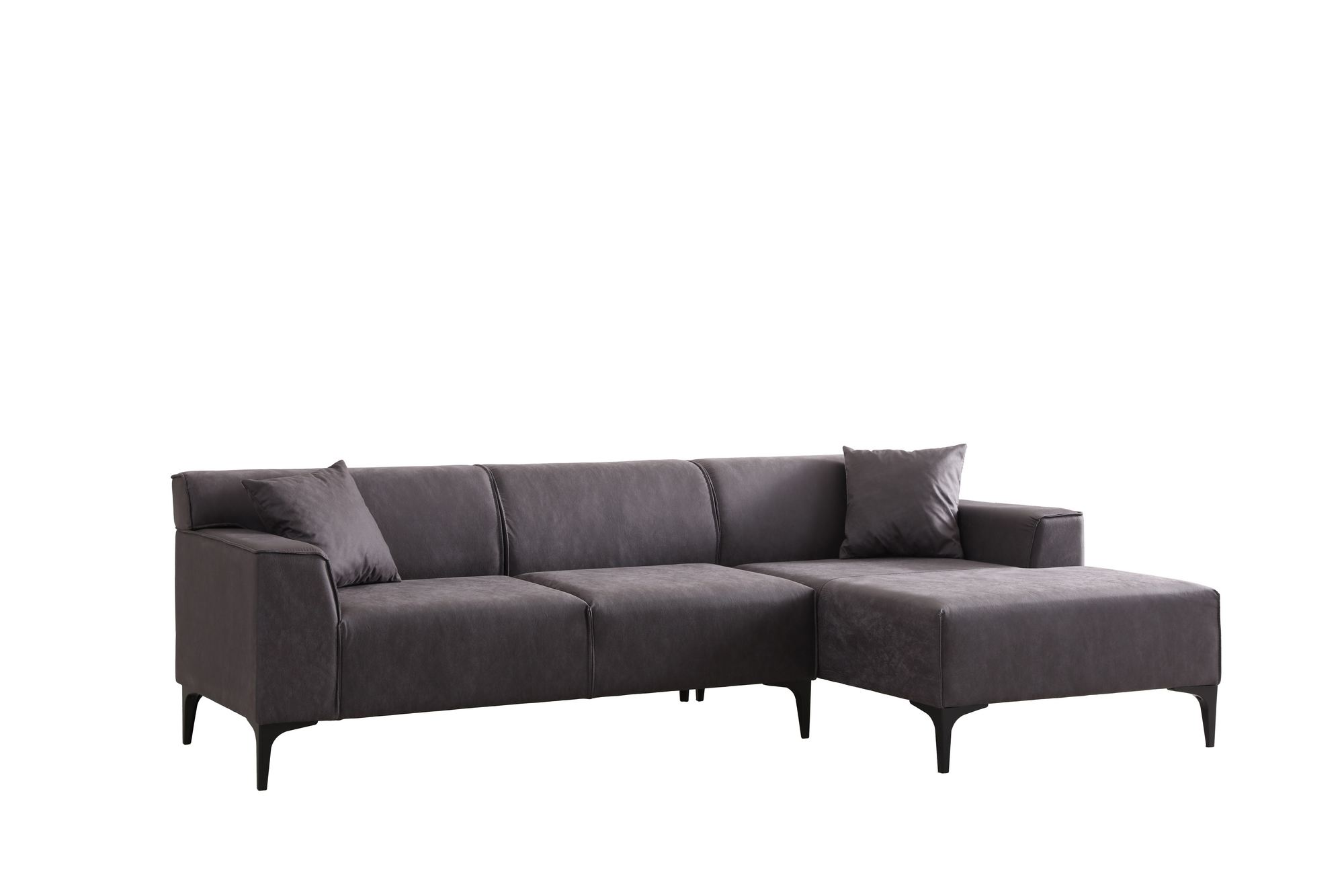 Ugaona garnitura New Petra R Corner - Antracit