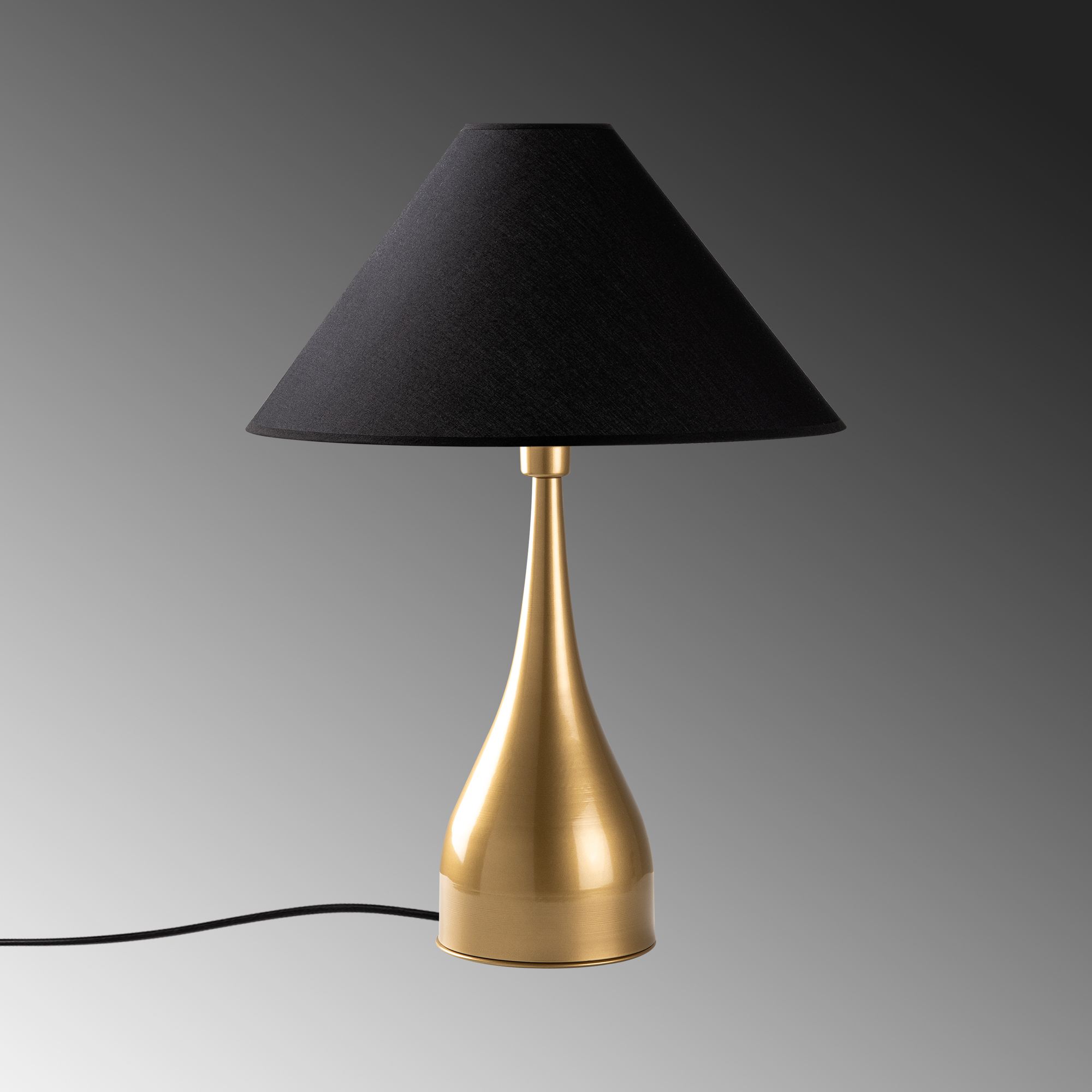 Stona lampa Luna - 15272 Zlatna, Crna