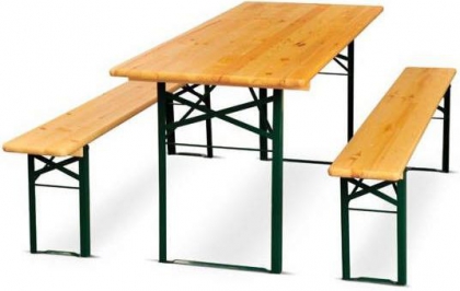 Baštenski set STOUT sto i 2 klupe – 200 X 80