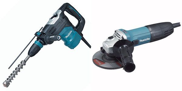 MAKITA Kombinovana bušilica HR4003C + ugaona brusilica GA5030 Makita