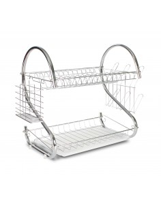 Ocedjivač za sudove R53000H 2 nivoa hromiran 40x25x39cm