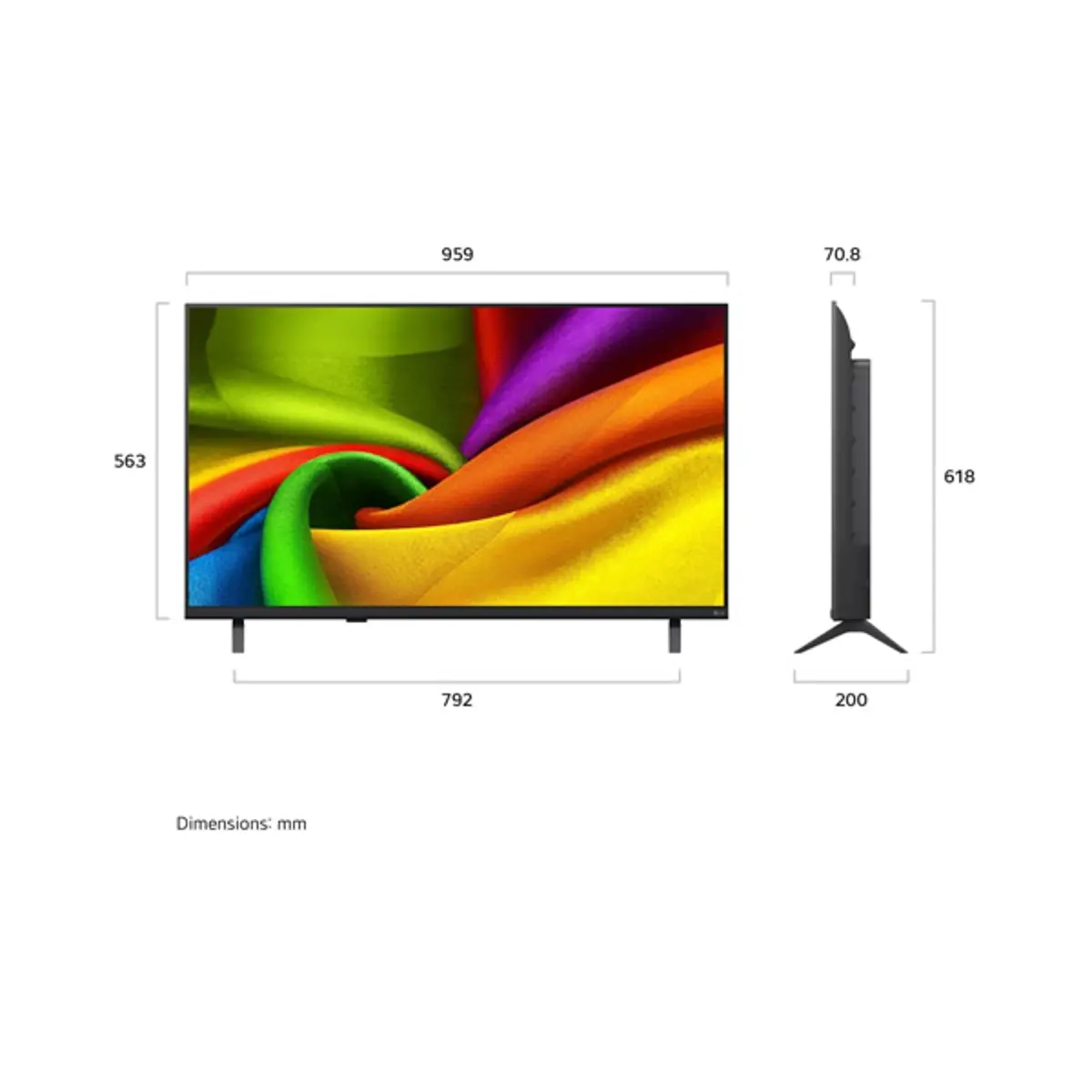 Televizor LG 43NU850B3LA/Nano/43"/4K Ultra HD/smart/webOS 26/crna