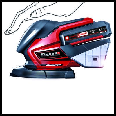 EINHELL Akumulatorska multi brusilica TE-OS 18/150 Li Solo