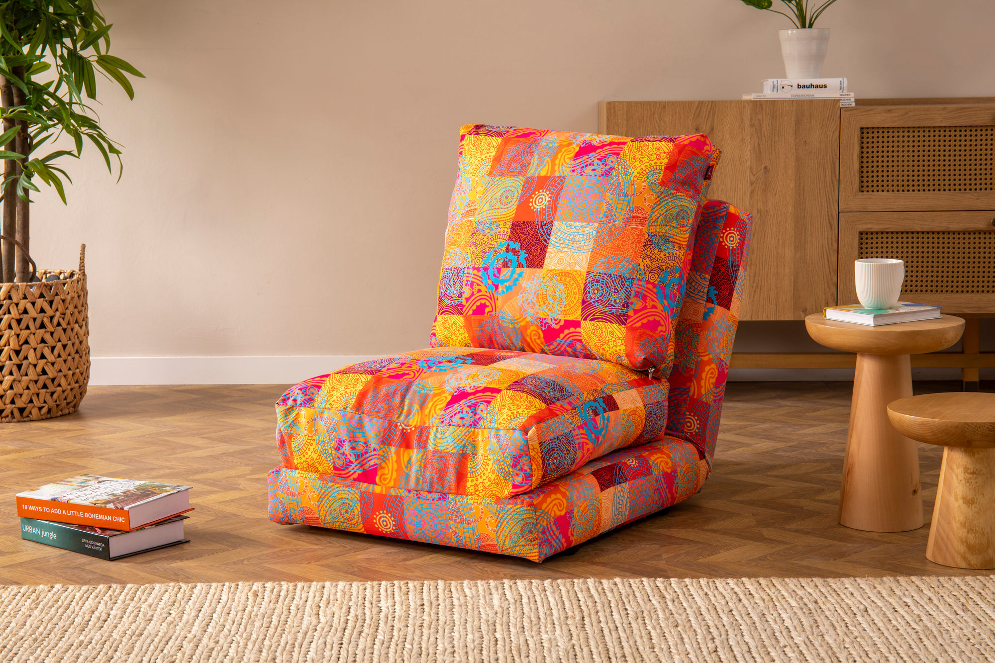 Fotelja na razvlačenje Taida 1 - Seater - Patchwork Višebojna