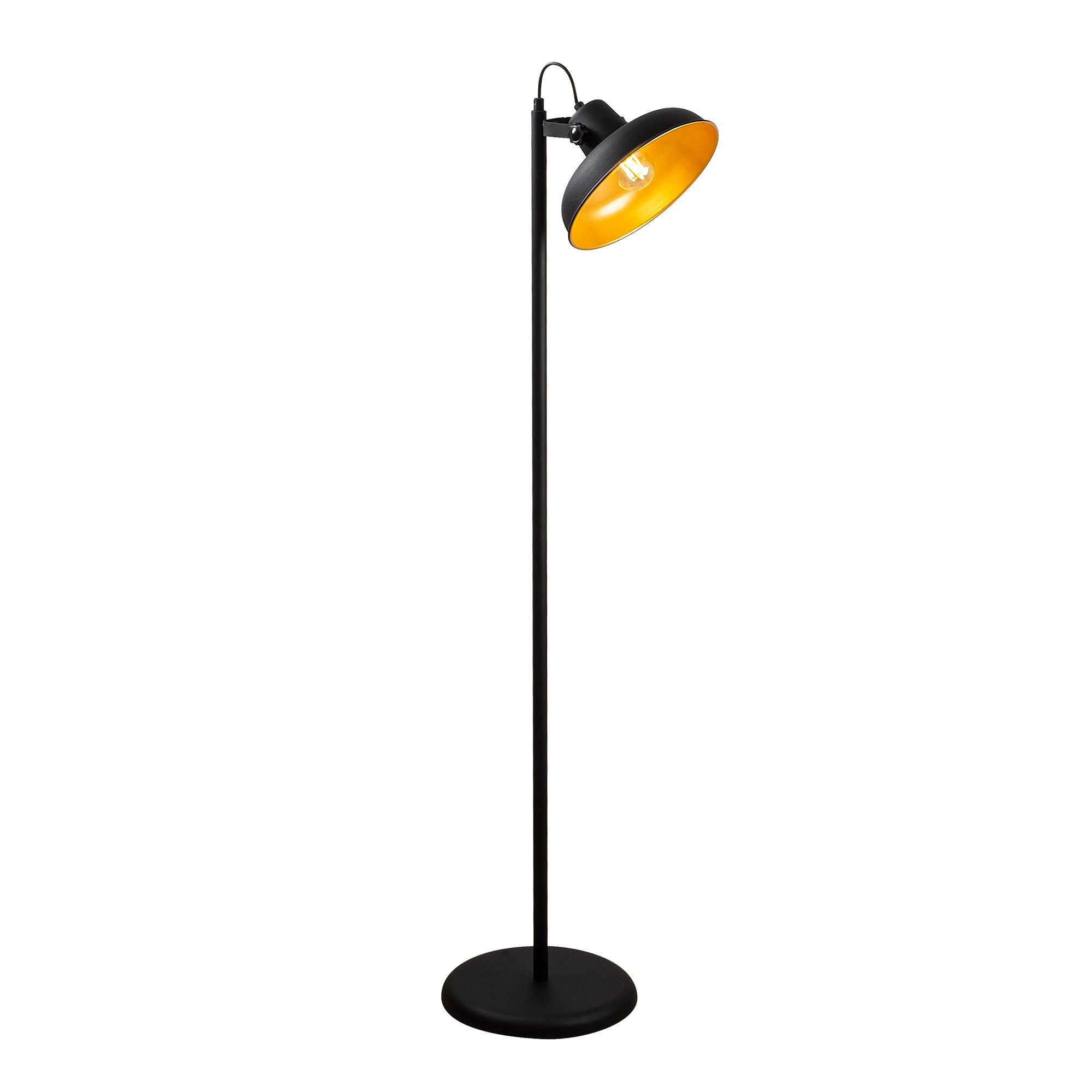 Podna lampa Lik - 4036 Crna, Zlatna
