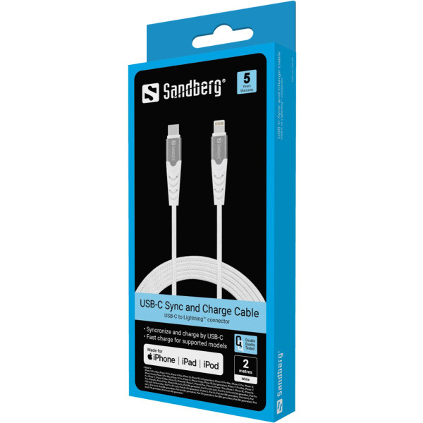 Kabl Sandberg 136-48 USB-C na Lightning 2m