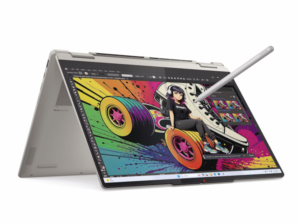 Laptop LENOVO Yoga 7 2in1 14AKP10 DOS/14" WQUX OLED Touch/Ryzen AI 7-350/24GB/1TB/BKLT SRB/morska šk
