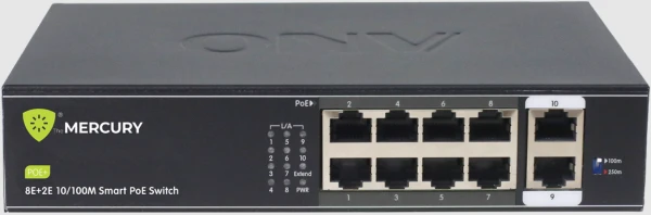 LAN Switch Mercury H1108PL 10port 10/100 8-PoE
