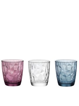 350232 Čaša Diamond acqua u tri boje, displej 350232