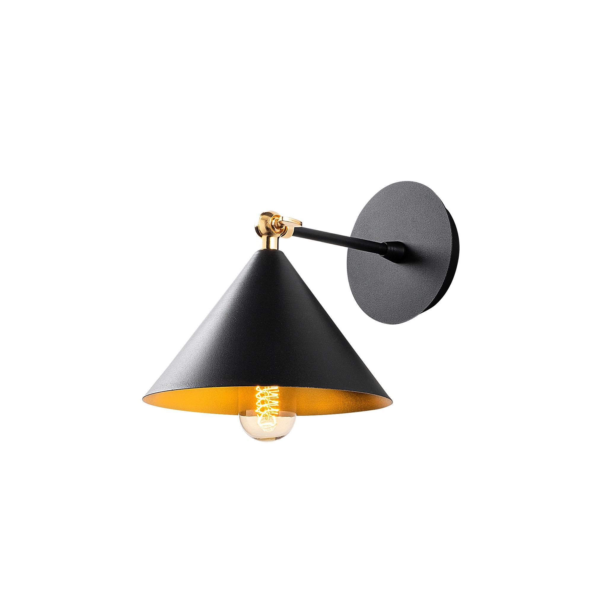 Zidna lampa Berceste - 185BLACK-A Crna