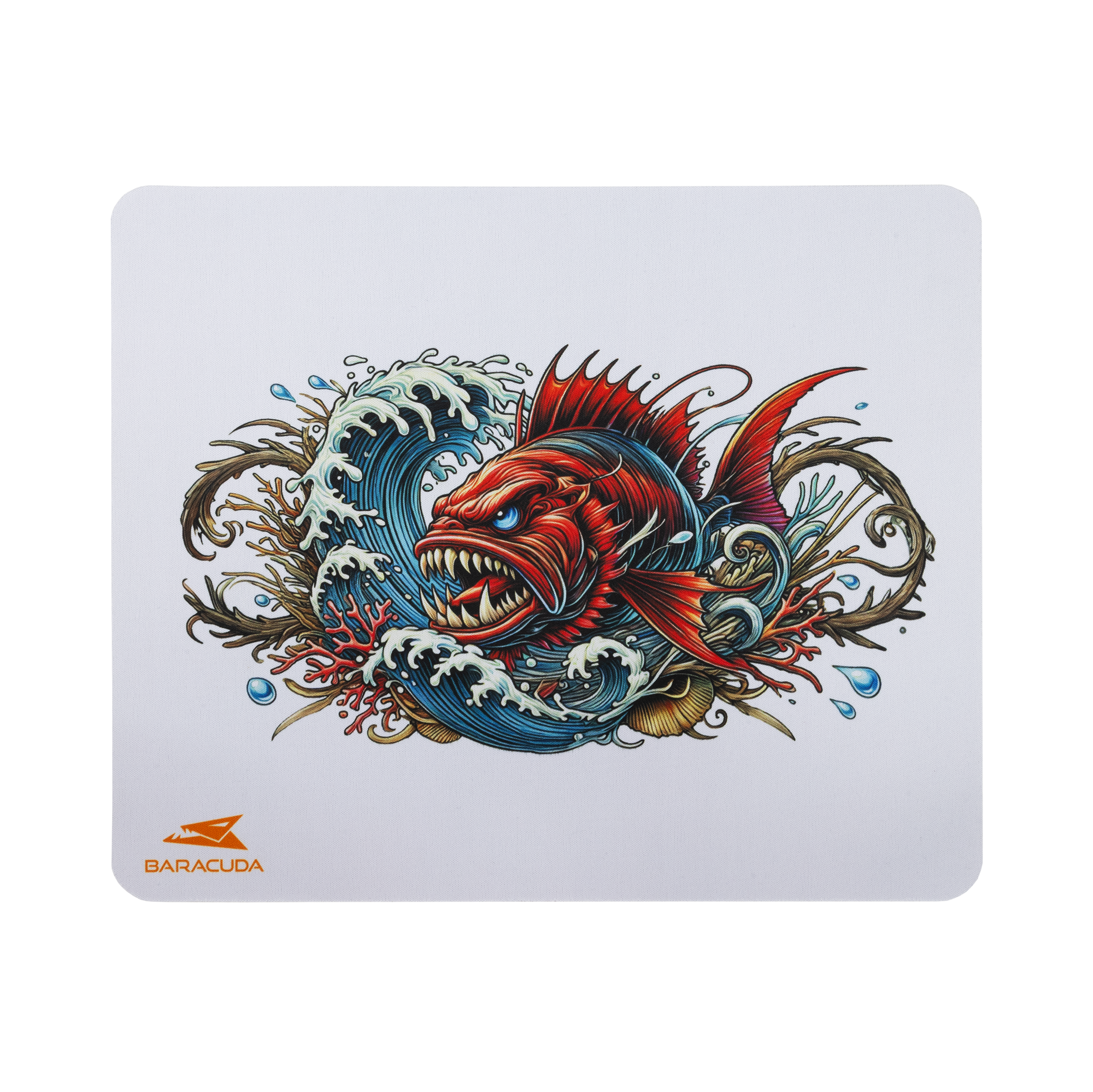 Baracuda BGMP 041 CORAL 300 x 250, Mouse Pad