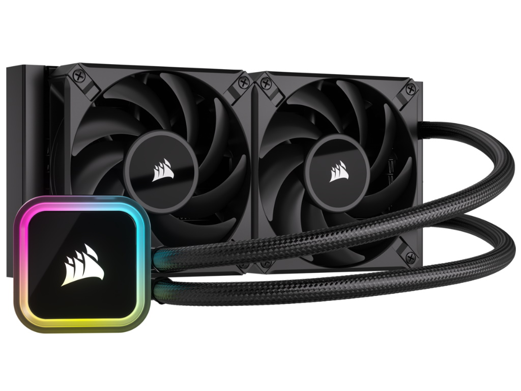 Kuler za PC CORSAIR iCUE H100i ELITE/120mm x 25mm/RGB/crna
