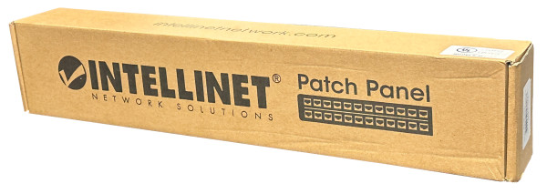 Patch panel Manhattan 520959 19"/1U Cat6/24 port
