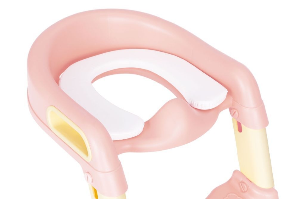 ADAPTER ZA WC ŠOLJU ZA DECU SA STEPENIKOM ECOTOYS PINK