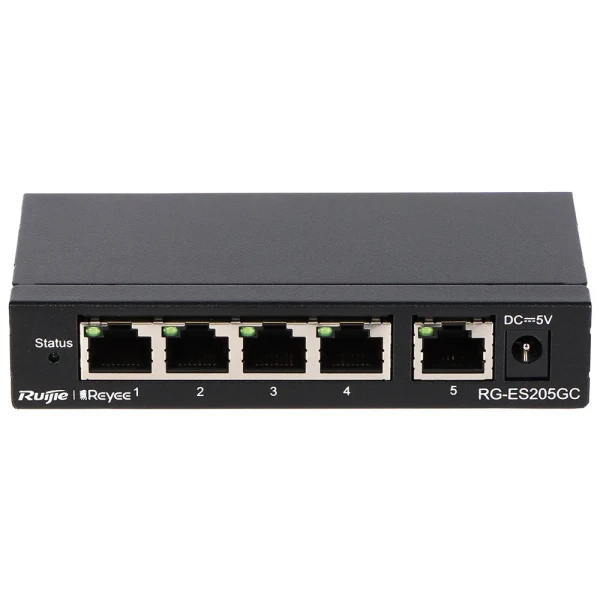 10/100/1000 5-port Reyee RG-ES205GC L2 upravljiv Cloud svič