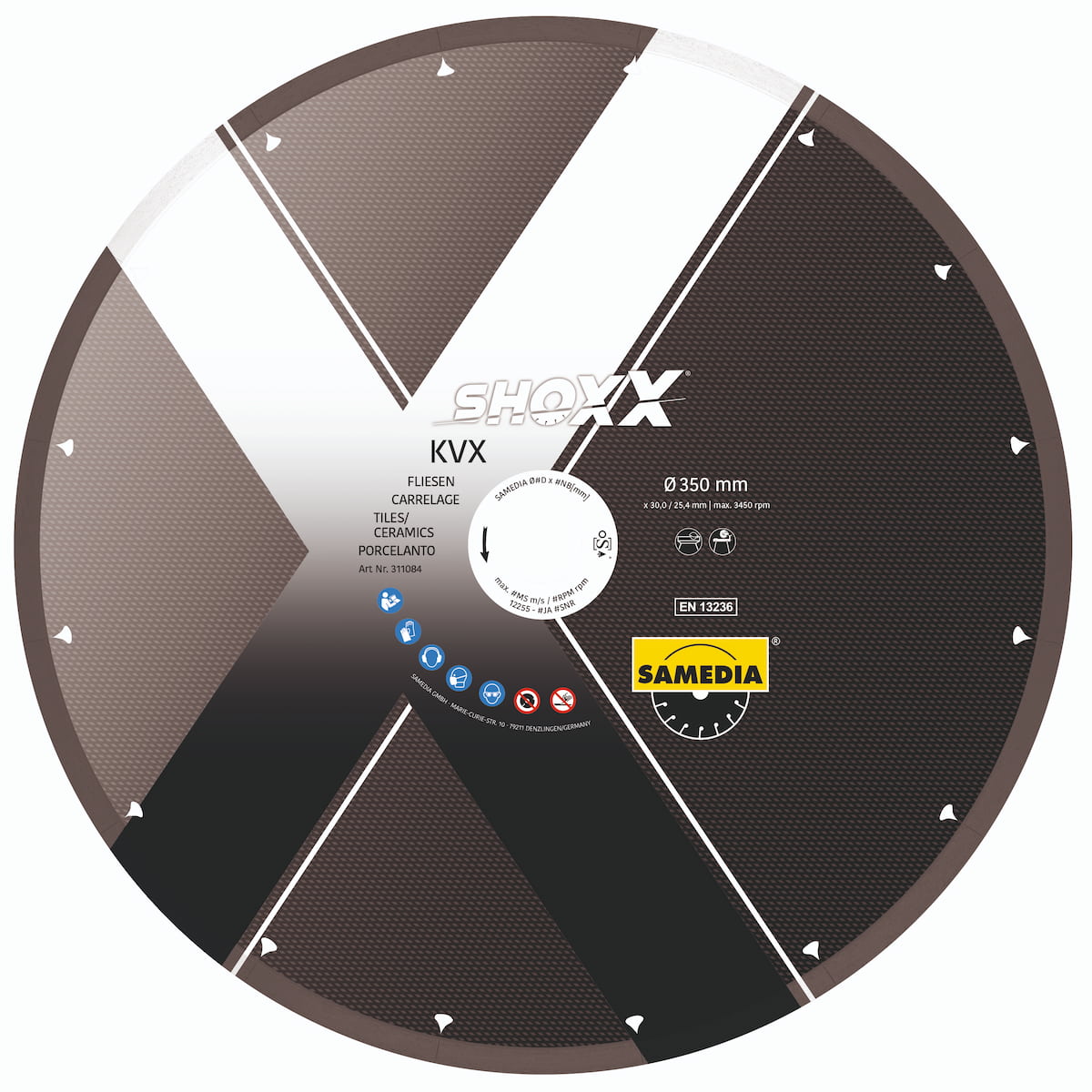 SAMEDIA SHOXX KVX Disk za sečenje