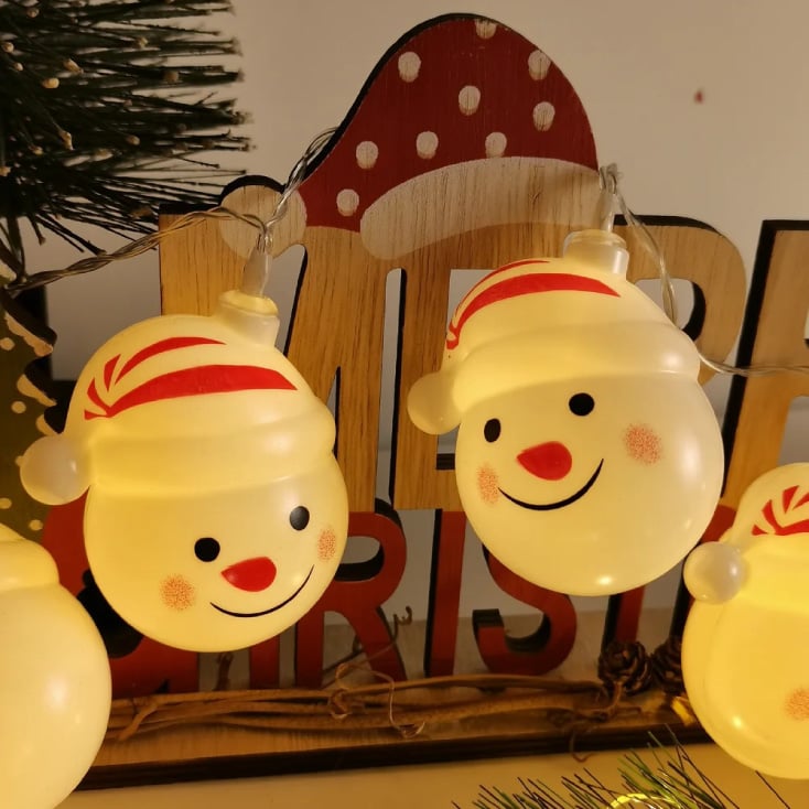 LED svetleći niz "sneško belići" 0.9m