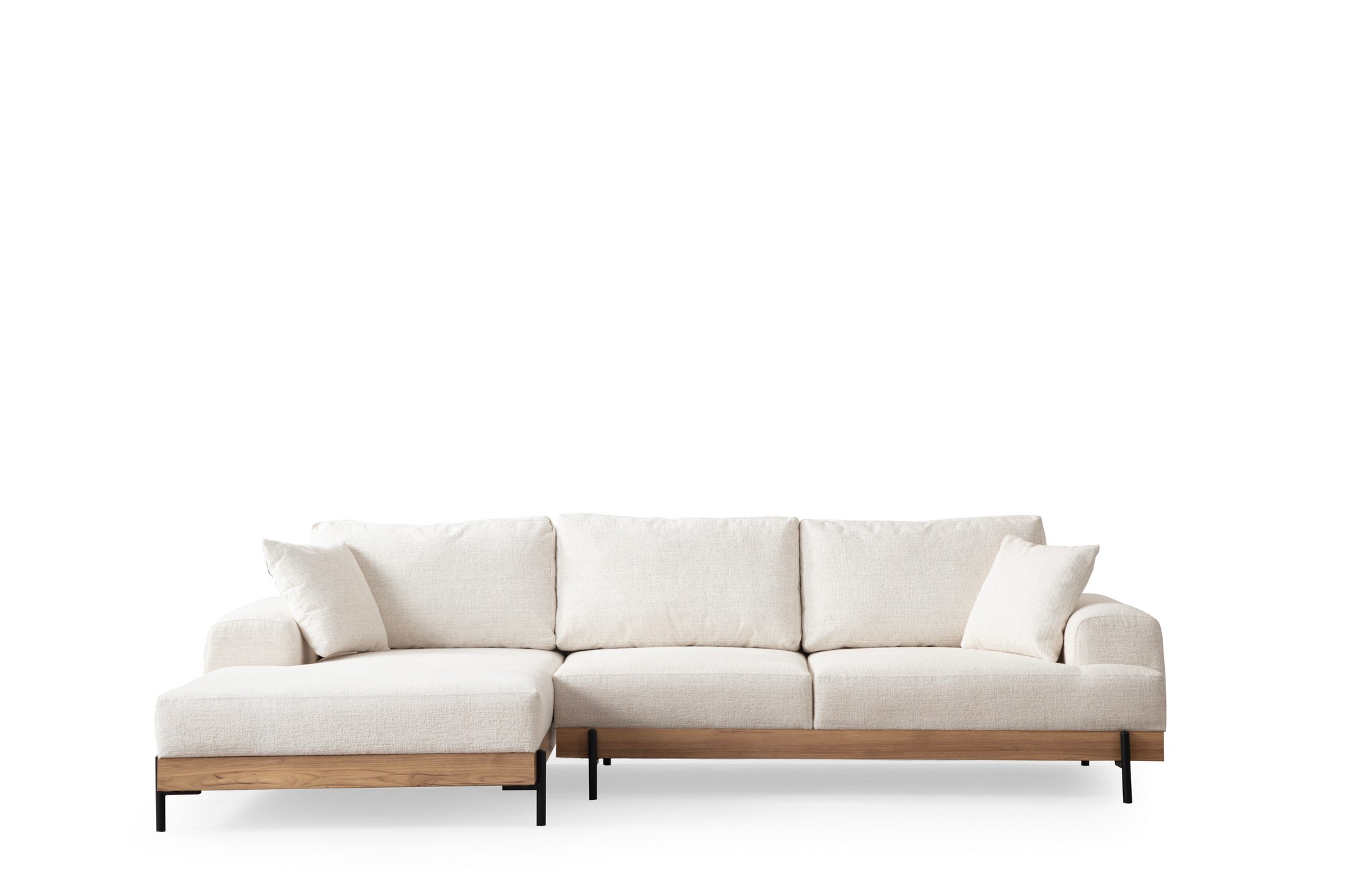 Ugaona garnitura Eti Oak Left - Bela