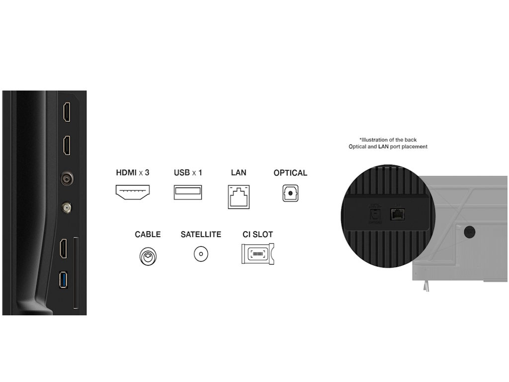 Televizor TCL 43V6C/LED/43"/4K UHD/60Hz/Google TV/crna